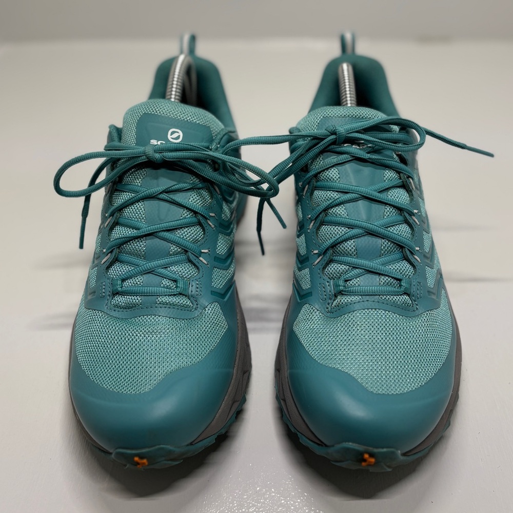 SCARPA Rush Trail Running Shoes Women’s 10 men’s 9 Teal  Vibram Hiking Sneakers - Picture 4 of 16